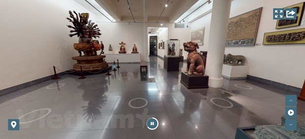 Le Musée national des beaux-arts lance une visite 3D en vietnamien et anglais ảnh 1 Le Musée national des beaux-arts lance une visite 3D en vietnamien et anglais ảnh 1