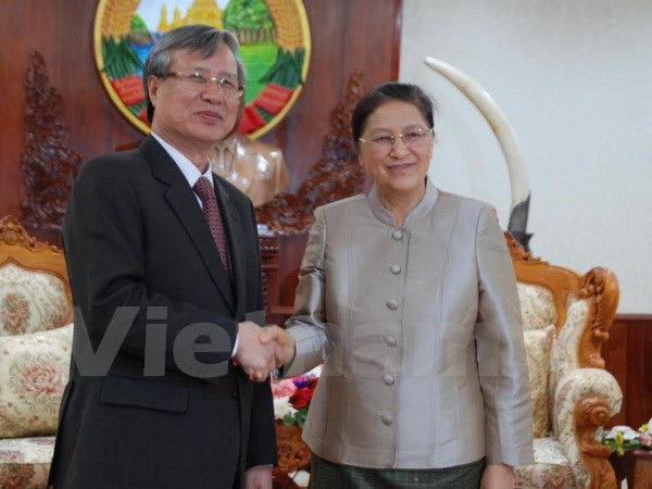 Une délégation de la Commission de contrôle du CC du PCV au Laos ảnh 1 Une délégation de la Commission de contrôle du CC du PCV au Laos ảnh 1