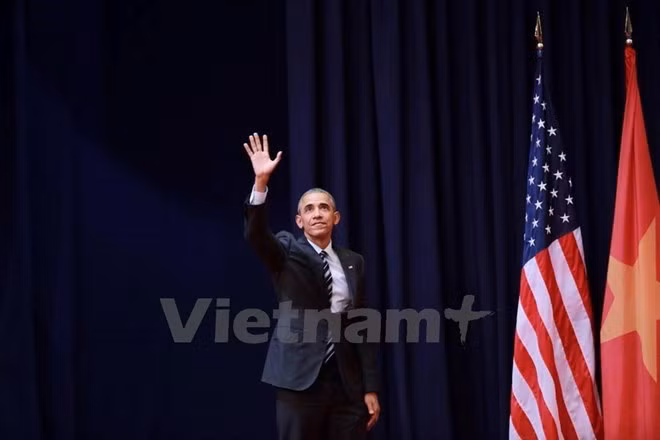 Le président américain termine sa visite au Vietnam ảnh 1