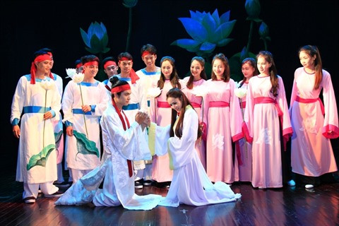 Théâtre : la pièce Kiêu pour les touristes étrangers ảnh 1 Théâtre : la pièce Kiêu pour les touristes étrangers ảnh 1