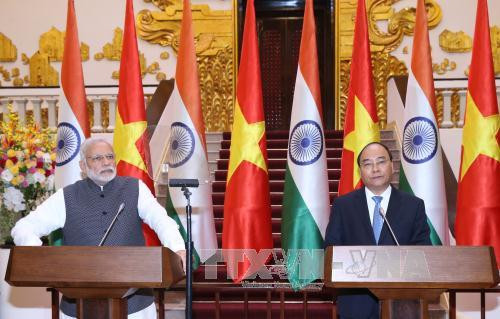 Le Vietnam et l’Inde ont établi leur partenariat stratégique intégral ảnh 1 Le Vietnam et l’Inde ont établi leur partenariat stratégique intégral ảnh 1
