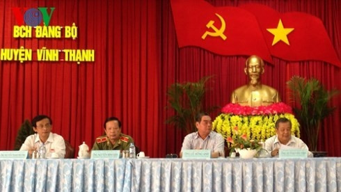 Lê Hông Anh rencontre des électeurs de Cân Tho ảnh 1 Lê Hông Anh rencontre des électeurs de Cân Tho ảnh 1