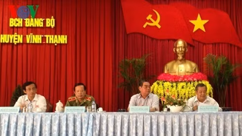 Lê Hông Anh rencontre des électeurs de Cân Tho ảnh 1