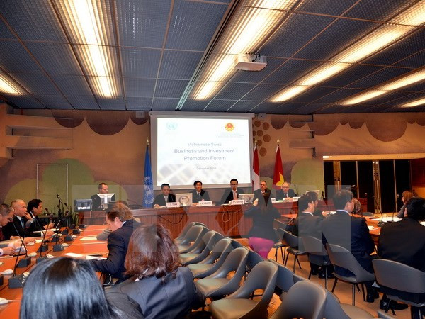 Promotion de l’investissement et du commerce Vietnam-Suisse à Genève ảnh 1 Promotion de l’investissement et du commerce Vietnam-Suisse à Genève ảnh 1