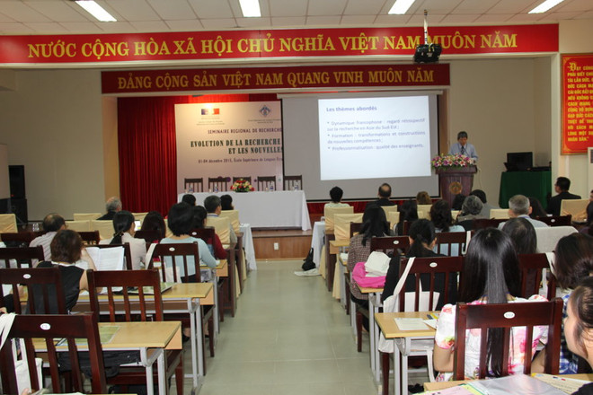 Thua Thien-Hue : séminaire régional de recherche francophone 2015 ảnh 1 Thua Thien-Hue : séminaire régional de recherche francophone 2015 ảnh 1