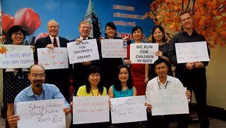 La course "Pour les rêves des enfants de Hanoi" ảnh 1