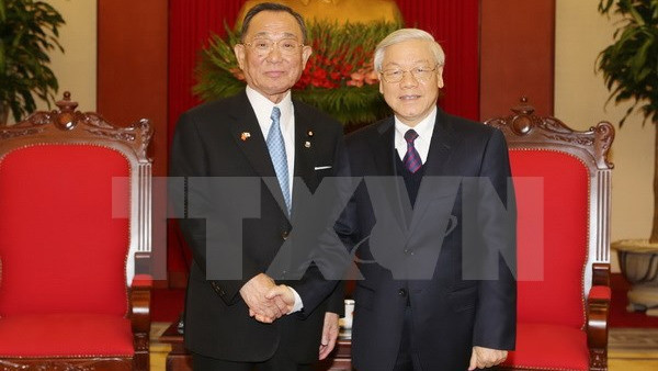 Les dirigeants vietnamiens plaident pour le partenariat stratégique Vietnam-Japon ảnh 1 Les dirigeants vietnamiens plaident pour le partenariat stratégique Vietnam-Japon ảnh 1