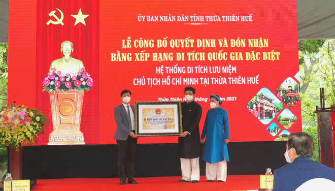 Huê : système commémoratif du président Ho Chi Minh reconnu comme une relique nationale spéciale ảnh 2 Huê : système commémoratif du président Ho Chi Minh reconnu comme une relique nationale spéciale ảnh 2