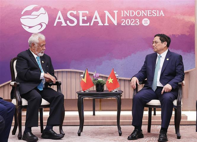 Les Premiers ministres vietnamien et est-timorais plaident pour des liens accrus ảnh 1 Les Premiers ministres vietnamien et est-timorais plaident pour des liens accrus ảnh 1