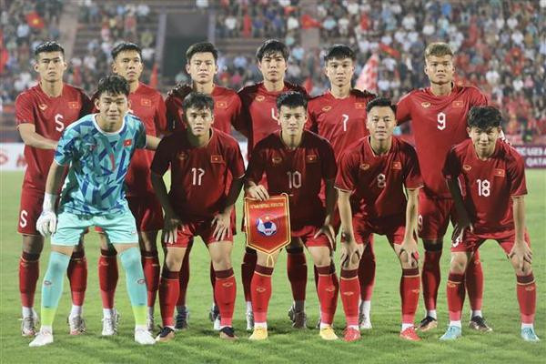 Le Vietnam bat Guam 6-0 lors des éliminatoires de la Coupe d'Asie U23 ảnh 1 Le Vietnam bat Guam 6-0 lors des éliminatoires de la Coupe d'Asie U23 ảnh 1