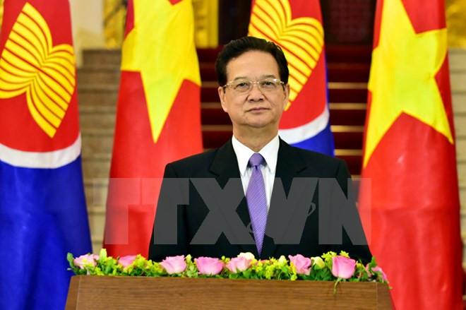 Le PM Nguyen Tan Dung salue la création de la Communauté de l'ASEAN ảnh 1 Le PM Nguyen Tan Dung salue la création de la Communauté de l'ASEAN ảnh 1