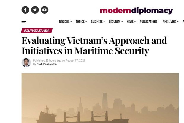 Modern Diplomacy évalue l’approche et les initiatives du Vietnam dans la sécurité maritime ảnh 2
