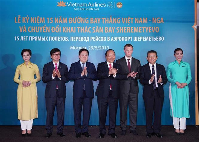 Célébration des 15 ans de la ligne aérienne directe Vietnam-Russie de Vietnam Airlines ảnh 1 Célébration des 15 ans de la ligne aérienne directe Vietnam-Russie de Vietnam Airlines ảnh 1