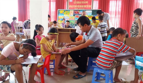 Des cours de peinture gratuits au village de Cô Dô ảnh 1 Des cours de peinture gratuits au village de Cô Dô ảnh 1