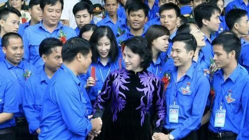 La Présidente de l’AN reçoit 445 jeunes exemplaires du Vietnam ảnh 1 La Présidente de l’AN reçoit 445 jeunes exemplaires du Vietnam ảnh 1