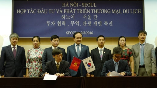 Une délégation des autorités municipales de Hanoi à Séoul ảnh 1 Une délégation des autorités municipales de Hanoi à Séoul ảnh 1