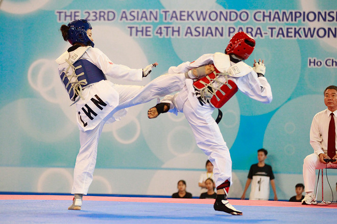 Taekwondo: la R. de Corée domine les deux tournois d'Asie à HCM-Ville ảnh 1