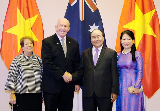 Entrevue entre Nguyen Xuan Phuc et le gouverneur général d'Australie ảnh 1 Entrevue entre Nguyen Xuan Phuc et le gouverneur général d'Australie ảnh 1