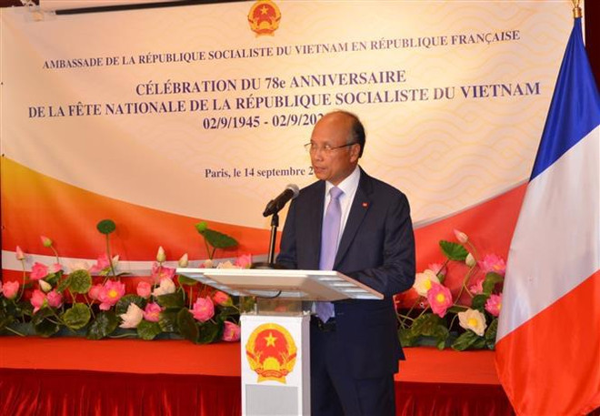 Célébration du 78e anniversaire de la Fête nationale du Vietnam à Paris ảnh 1 Célébration du 78e anniversaire de la Fête nationale du Vietnam à Paris ảnh 1