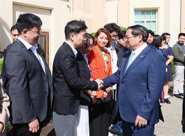 Le PM Pham Minh Chinh se rend à l'Université de San Francisco ảnh 1 Le PM Pham Minh Chinh se rend à l'Université de San Francisco ảnh 1