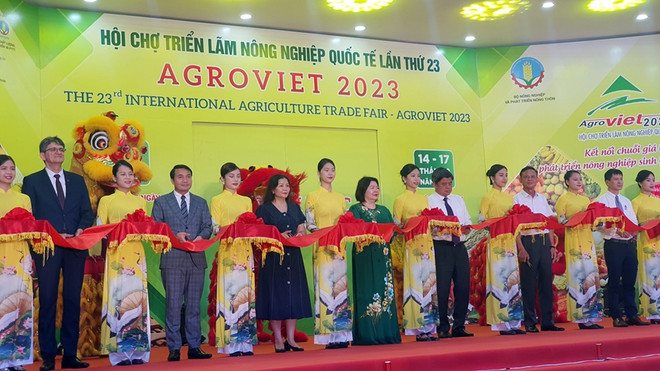 Ouverture de la Foire internationale de l'agriculture AgroViet 2023 ảnh 1