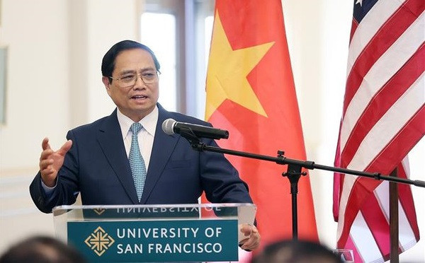 Le PM Pham Minh Chinh se rend à l'Université de San Francisco ảnh 2 Le PM Pham Minh Chinh se rend à l'Université de San Francisco ảnh 2
