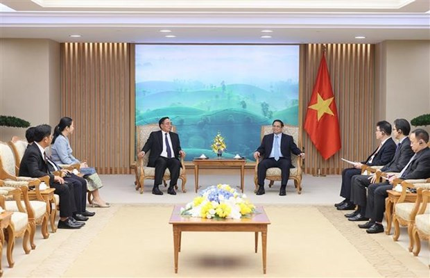 Le PM Pham Minh Chinh reçoit le ministre lao du Plan et de l'Investissement ảnh 2 Le PM Pham Minh Chinh reçoit le ministre lao du Plan et de l'Investissement ảnh 2