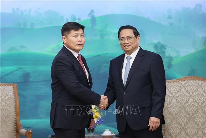 Le PM reçoit le ministre mongol de la Justice et de l’Intérieur ảnh 1 Le PM reçoit le ministre mongol de la Justice et de l’Intérieur ảnh 1