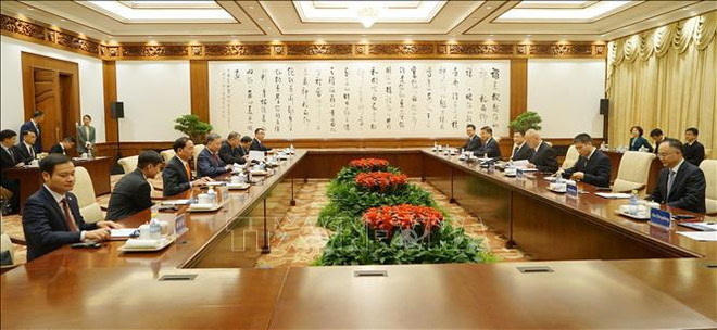 Le ministre To Lam en visite officielle en Chine et à une conférence ministérielle sur la lutte contre la criminalité ảnh 2 Le ministre To Lam en visite officielle en Chine et à une conférence ministérielle sur la lutte contre la criminalité ảnh 2