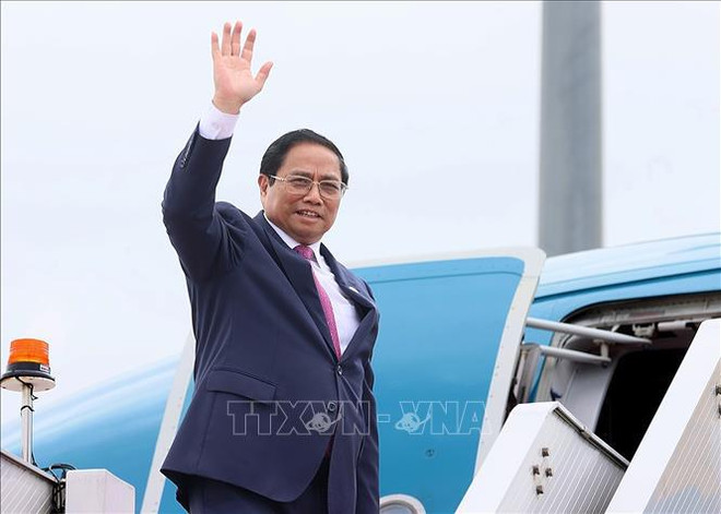 Le PM Pham Minh Chinh termine son voyage en Chine pour participer à CAEXPO et CABIS ảnh 3 Le PM Pham Minh Chinh termine son voyage en Chine pour participer à CAEXPO et CABIS ảnh 3