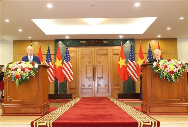 Vietnam et États-Unis rehaussent leurs relations au niveau d’un Partenariat stratégique intégral ảnh 1 Vietnam et États-Unis rehaussent leurs relations au niveau d’un Partenariat stratégique intégral ảnh 1