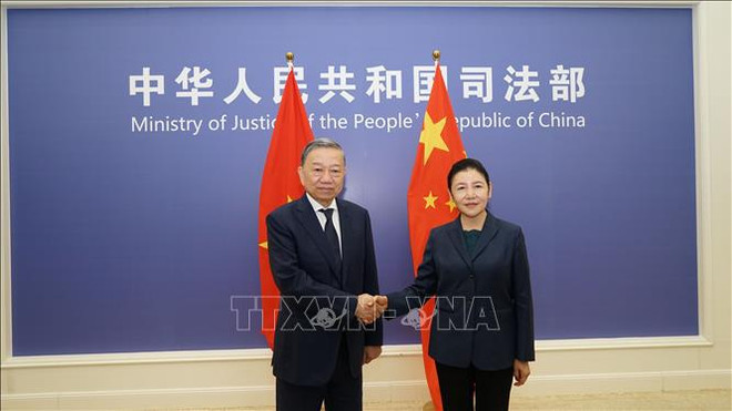 Le ministre de la Sécurité publique Tô Lâm rencontre des responsables chinois en Chine ảnh 3 Le ministre de la Sécurité publique Tô Lâm rencontre des responsables chinois en Chine ảnh 3