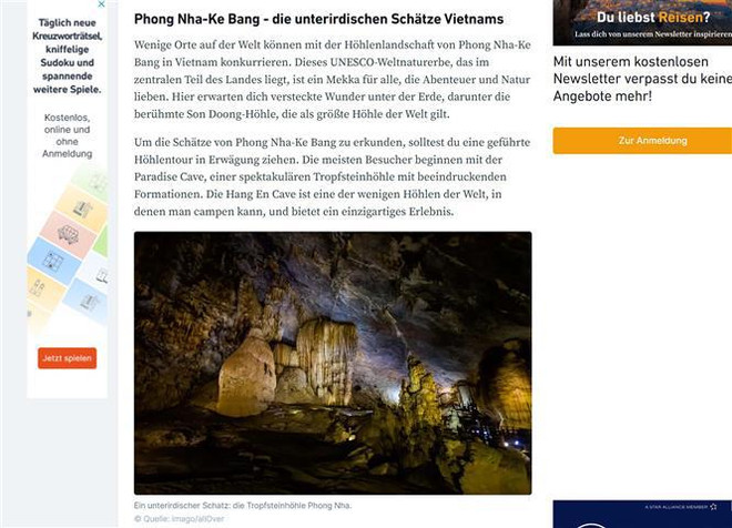 Un site web de voyage allemand fait l'éloge de la beauté du Vietnam ảnh 2 Un site web de voyage allemand fait l'éloge de la beauté du Vietnam ảnh 2