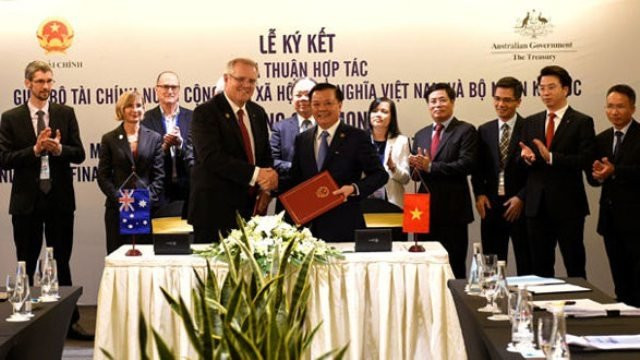 Le Vietnam et l'Australie signent un protocole d'accord sur la coopération financière ảnh 1 Le Vietnam et l'Australie signent un protocole d'accord sur la coopération financière ảnh 1