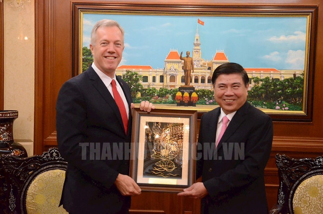 L'ambassadeur des Etats-Unis prend congé du dirigeant de HCM-Ville ảnh 1 L'ambassadeur des Etats-Unis prend congé du dirigeant de HCM-Ville ảnh 1