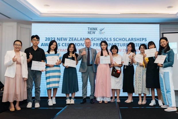 Bourses d’études néo-zélandaises à 15 excellents lycéens vietnamiens ảnh 1 Bourses d’études néo-zélandaises à 15 excellents lycéens vietnamiens ảnh 1
