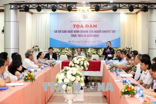 Soutenir les ateliers de production dirigés par les handicapés ảnh 1  Soutenir les ateliers de production dirigés par les handicapés ảnh 1