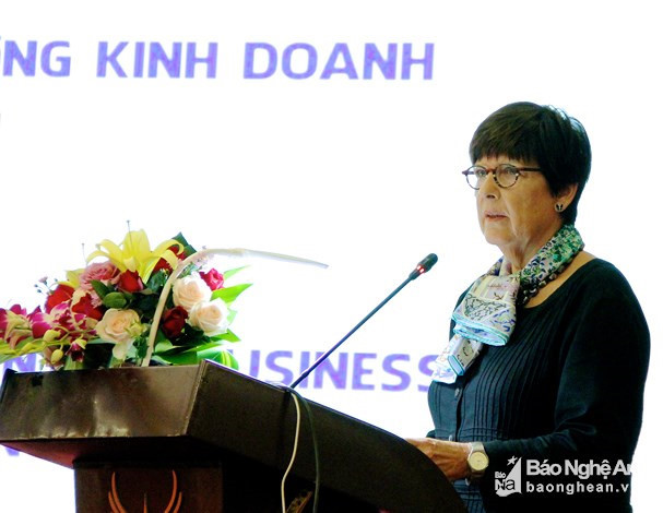 L’ambassadrice belge en visite à Nghê An ảnh 1 L’ambassadrice belge en visite à Nghê An ảnh 1