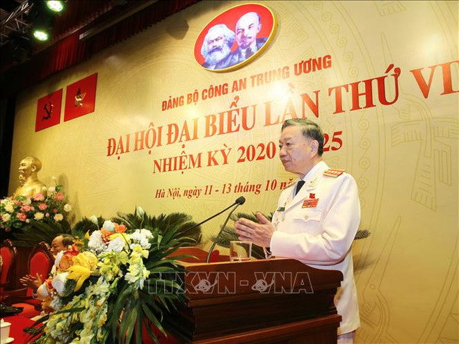 Clôture du 7e Congrès de l’organisation du Parti de la Sécurité publique ảnh 1 Clôture du 7e Congrès de l’organisation du Parti de la Sécurité publique ảnh 1