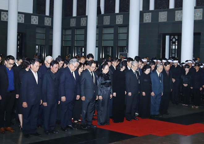 Funérailles nationales pour l’ancien président Lê Duc Anh ảnh 1 Funérailles nationales pour l’ancien président Lê Duc Anh ảnh 1