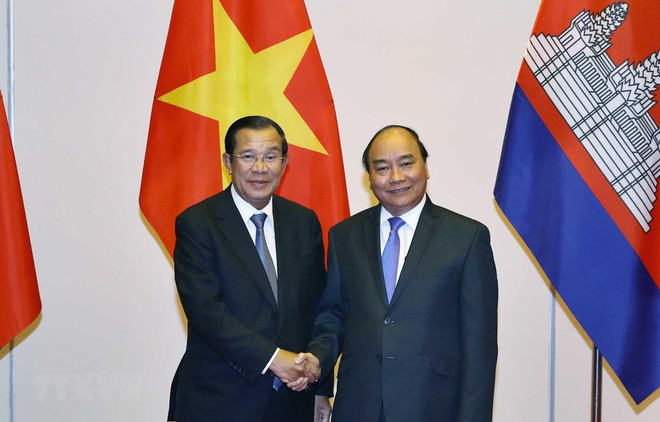 Le Premier ministre reçoit des dirigeants laotiens et cambodgiens ảnh 1 Le Premier ministre reçoit des dirigeants laotiens et cambodgiens ảnh 1