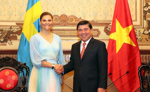 La princesse héritière de Suède Victoria Ingrid Alice Desiree visite Ho Chi Minh-Ville ảnh 1 La princesse héritière de Suède Victoria Ingrid Alice Desiree visite Ho Chi Minh-Ville ảnh 1
