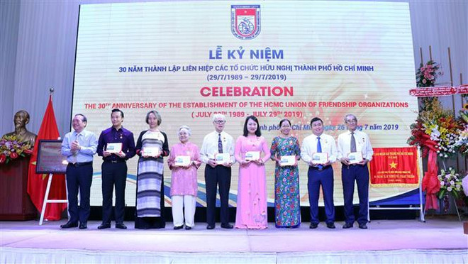 L’Union des organisations d’amitié de Ho Chi Minh-Ville fête son 30e anniversaire ảnh 1 L’Union des organisations d’amitié de Ho Chi Minh-Ville fête son 30e anniversaire ảnh 1