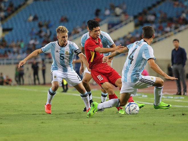 Le match amical U22 Vietnam-U20 Argentine se termine au score 0-5 ảnh 1 Le match amical U22 Vietnam-U20 Argentine se termine au score 0-5 ảnh 1
