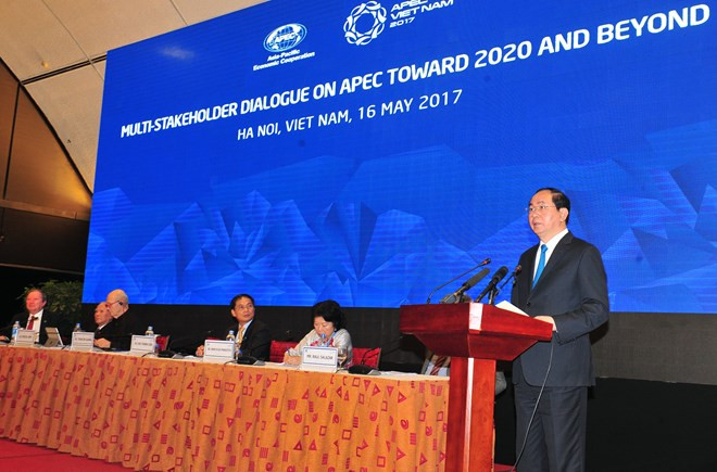 Ouverture du dialogue multipartite sur l'APEC vers 2020 et le futur ảnh 1 Ouverture du dialogue multipartite sur l'APEC vers 2020 et le futur ảnh 1