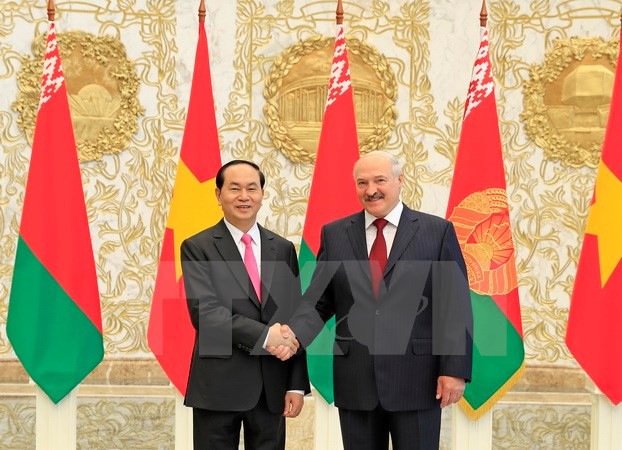 Vietnam-Biélorussie: entretien entre les deux présidents Trân Dai Quang et Alexander Lukashenko ảnh 1 Vietnam-Biélorussie: entretien entre les deux présidents Trân Dai Quang et Alexander Lukashenko ảnh 1