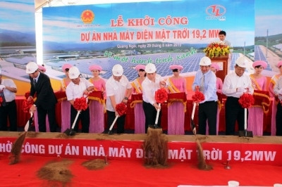 Mise en chantier de la 1ère Centrale solaire du Vietnam ảnh 1 Mise en chantier de la 1ère Centrale solaire du Vietnam ảnh 1