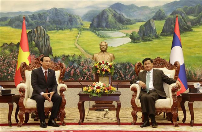 Les dirigeants lao apprécient la coopération entre Ho Chi Minh-Ville et Vientiane ảnh 1 Les dirigeants lao apprécient la coopération entre Ho Chi Minh-Ville et Vientiane ảnh 1
