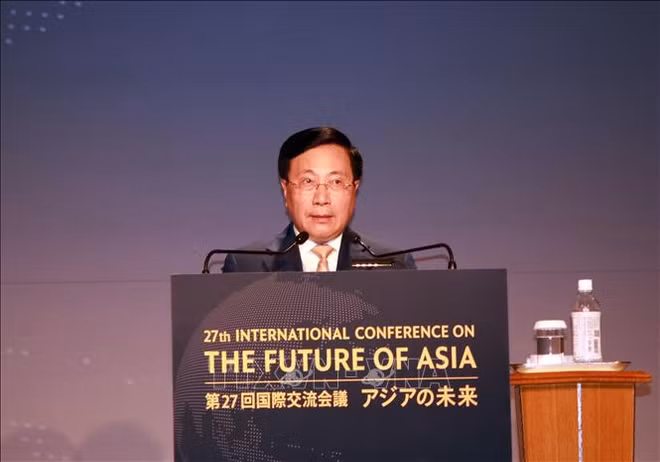 Le vice-PM Pham Binh Minh à la 27e conférence internationale sur l’avenir de l’Asie ảnh 1