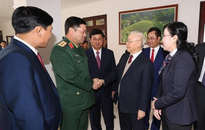 Le leader du PCV exhorte Thai Nguyên à devenir l'un des pôles économiques et industriels du pays ảnh 1 Le leader du PCV exhorte Thai Nguyên à devenir l'un des pôles économiques et industriels du pays ảnh 1